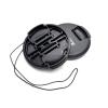 1piece 40.5-82mm AccessoriesCompatible For Sony 40.5mm 49mm 55mm 52mm 58mm 67mm 72mm 77mm 82 Mm SLR Camera Lens Center Pinch Snap-on Cap Cover Part(58mm) view 1