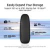 ASUS Cobble Portable M.2 NVMe PCIe SSD Enclosure, USB-C 3.2 Gen 2x1, up to 10 Gbps Transfer speeds, IP55 Water and Dust-Resistance, Thermal pad, Windows 11 and macOS Support view 2