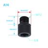 2X 3/8 to M8 M10 Camera Screw Tripod Base Connection Fixed Mount Conversion Photography Accessories DSLR Camera Conversion Photographic Equipment Accessories Base Connection Fixed Mount view 3