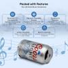 Gabba Goods Coors Light Bluetooth Speaker Bundle Gift Set, Includes Bottle, Can, Mini Party, and 16oz Tumbler Speaker view 3