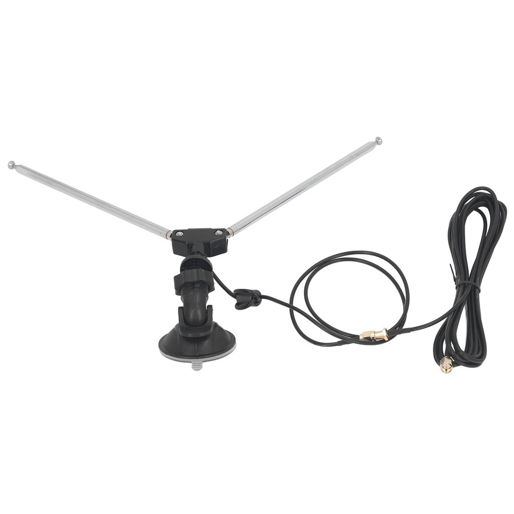 FTVOGUE Multipurpose Dipole Antenna Kit Portable Shortwave Radio Active Loop Antenna with 60cm RG174 Cable and SMA Male Connector