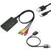 JINPIAOPIAO RCAs to HDTV Converters Adapters for HDTV Monitor Projectors with 720P/1080P Output Supports NTSC SECAMs DVDs Playe view 4