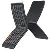 Doci Foldable Bluetooth Keyboard, Split Ergonomic Portable Keyboard for Business Travel, Ultra-Thin Folding Rechargeable Wireless Keyboards Compact for Android iOS Windows Mac Tablet PC Smartphone view 1