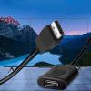 JINPIAOPIAO Active to HDTV Port 4K 60Hz Video Converter Cable Adapter Supports Multiple Monitor Setsup Plug and Play view 4