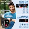 BP Doctor Smart Watch(Answer/Make Call),120+ Sport Modes Fitness Tracker with Sleep Heart Rate Monitor, Pedometer, IP68 Waterproof Fitness Watch for iOS Android view 3