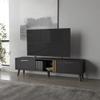 TV Stand with 2 Doors and Open Storage Modern Media Console Table,for Living Room Decor, Office,for The Living Room view 1