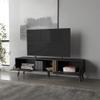 TV Stand with 2 Doors and Open Storage Modern Media Console Table,for Living Room Decor, Office,for The Living Room view 3