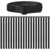 20 Pack Black Reusable Hook and Loop Straps 12" x 1", Durable Nylon Microfiber Cloth, Adjustable Small Fastening Straps, Appliance Cord Organizer, Home/Office/Travel Cable Tidy view 1