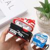 [2Pac] Compatible Airpods Pro 3 Case (2025),3D Cute Cartoon Shoe Box Soft Silicone Protective Cases for Apple AirPods Pro 3rd Generation Case,Airpod Pro 3 Cover with Keychain for Women Men,Red+Blue view 3