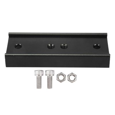 4.25in Dovetail Plate Dovetail Mounting Plate 1/4in Screw Holes for Theodolite Tripod Excellent(Black)