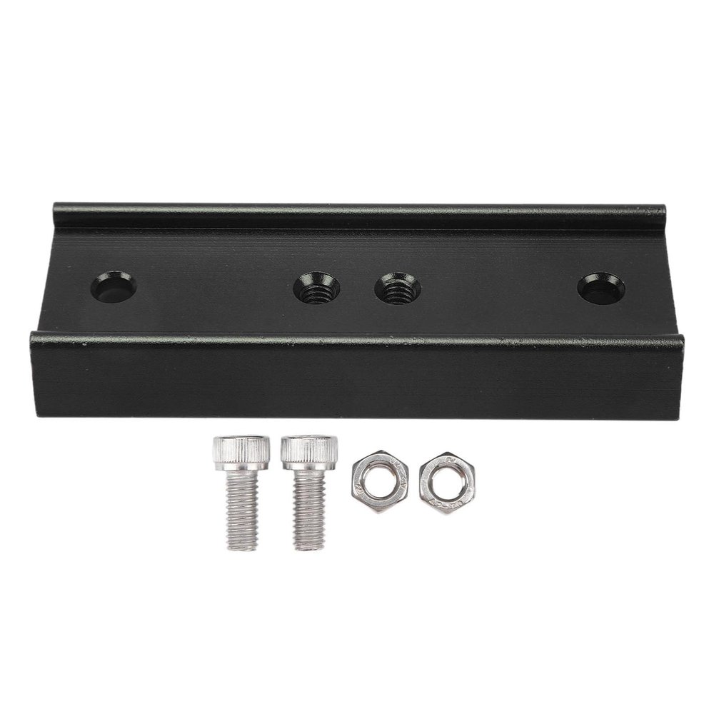 4.25in Dovetail Plate Dovetail Mounting Plate 1/4in Screw Holes for Theodolite Tripod Excellent(Black)