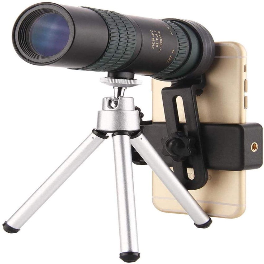 GWB56D Telescopes for Adults Astronomy, High Zoom Monocular BAK4 Prism HD Optical Lens Telescope Low Light with Tripod Clip New