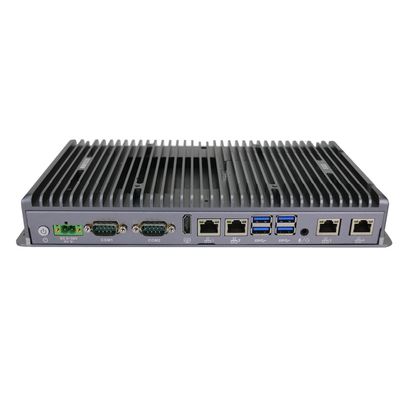 ANDAQI Fanless Mini PC, Industrial Computer, IPC, I5 10210U 10310U, IX02, TPM2.0, 9-36V, Watchdog, WOL, 4G Supported, 4 x LAN, 4 x COM, 32G RAM, 256G SSD