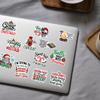 12 Pcs Funny Christmas Stickers, Holiday Santa Penguin Reindeer Gingerbread Quote Decals, Cute Xmas Vinyl Stickers Die-Cut Waterproof for Laptop, Water Bottle, Phone (Xmas4, 6 Inch) view 4