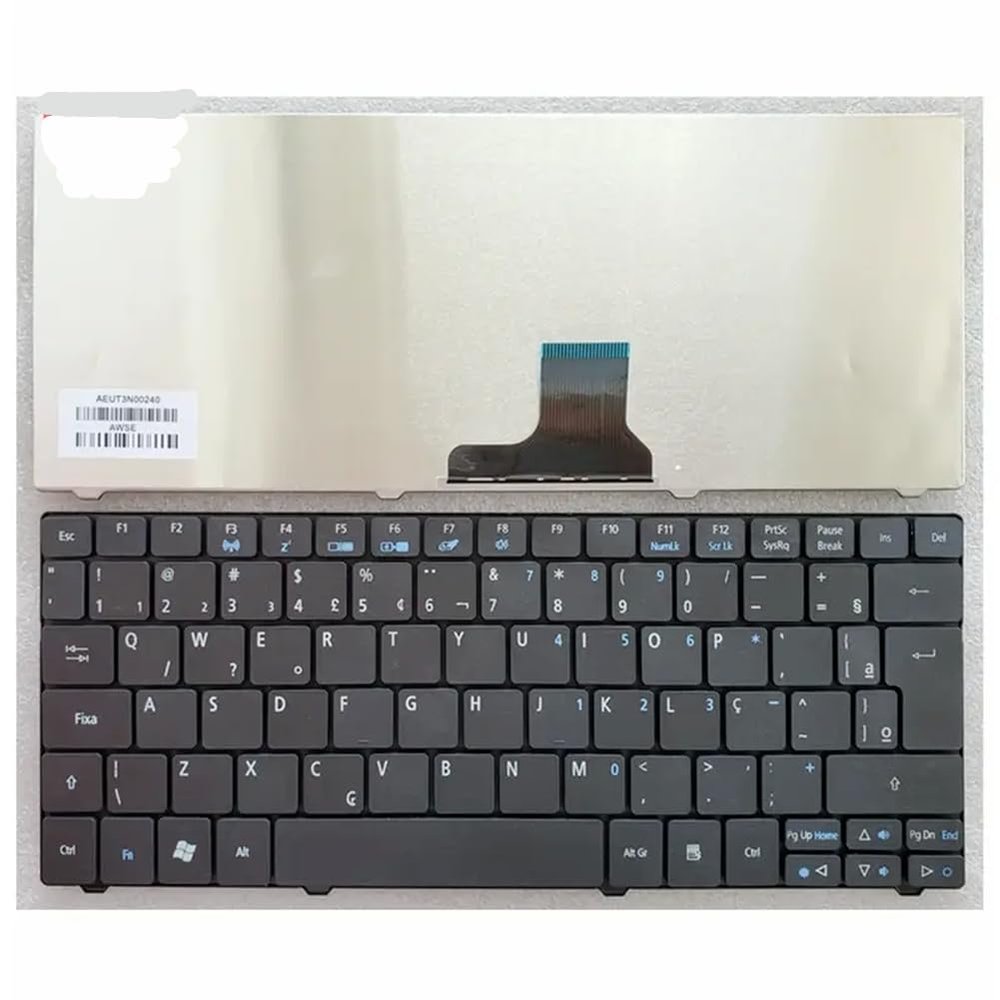 SP Laptop Keyboard Compatible with Automotive Motorcycle Parts Compatible with Aspire One 751 751H ZA3 ZA5 715 752 753 753H 722 721 1410 1810T 1810TZ 1830T 1810(BR)