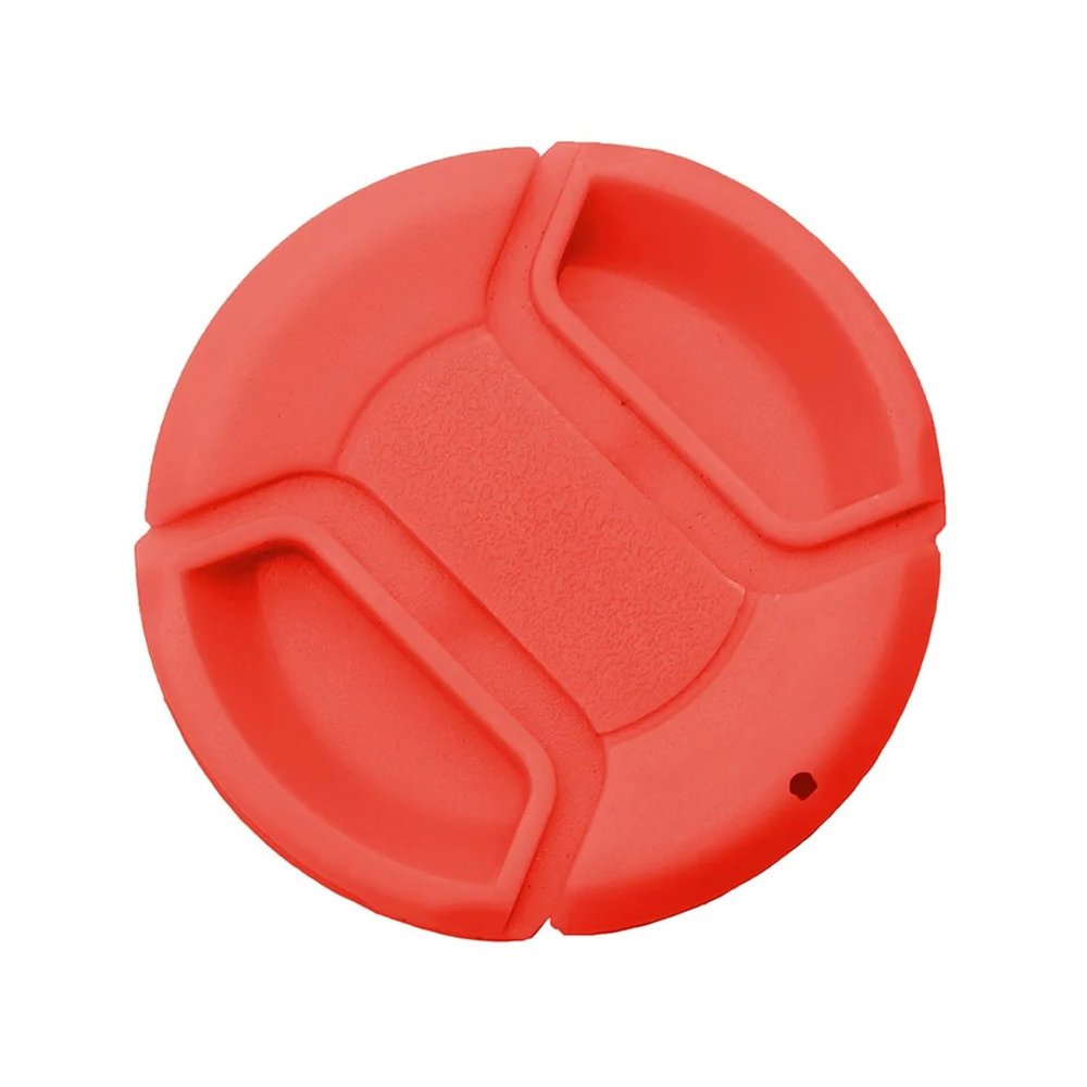 Colorful Center Pinch for Snap-on Camera Front Lens Cap Cover Lid Universal Plastic 37 40.5 43 46 49 52 55 58 62 67 72 77 82 86 mm Excellent(46mm,Orange)