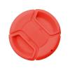 Colorful Center Pinch for Snap-on Camera Front Lens Cap Cover Lid Universal Plastic 37 40.5 43 46 49 52 55 58 62 67 72 77 82 86 mm Excellent(46mm,Orange) view 1