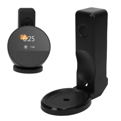 VBESTLIFE Speaker Wall Mount for 2024, No Drill Setup Outlet Speaker Shelf, Cord Management, for 2024 (Black)