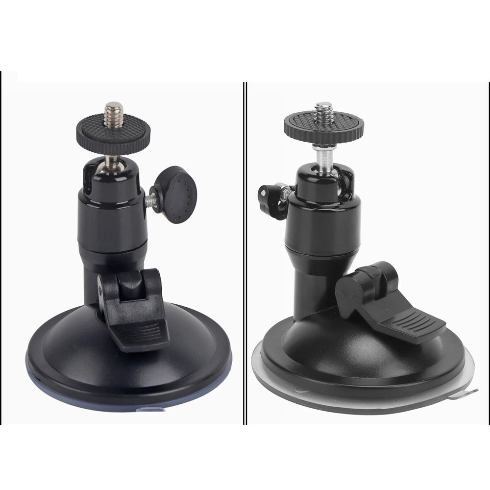 Camera Suction Cup Bracket Alloy Plastic Camera Car Mounting Adapter Base for Action 4 3 for GO 2 X4 Excellent