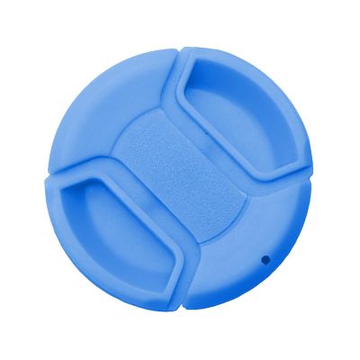 72 77 82 86mm Orange Blue Yellow White Colorful Center Pinch Lens Cap Cover Lid for Snap-on Front Plastic Excellent(82mm,Blue)