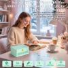 Gueray CD Player Portable Bluetooth: Retro CD Players with Speakers Vintage CD-Player 3600mAh Rechargeable & Radio & Remote Control Support USB/AUX Playback Headphone Jack view 2