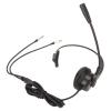 KunEchevyr Corded Telephone Headset, Single Ear Phone Headset with Noise Cancellation Microphone, Headband and 330 Degree Rotatable Ear Plate for Customer Service, Multimedia view 2