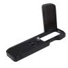 Drfeify Camera L Shape Grip, Aluminum Alloy Wood Handle, Ergonomic Support for X M5 with Arrow Storage Case for Side Photography (Black) view 2