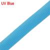 1Pc 1/5/10M PET Braided Wire Sleeve 2~40mm Tight High Density Insulated Cable Protection Expandable UV(UV Blue,2mm,5 Meters) view 2
