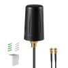 Omni Outdoor 4G/ 5G/ LTE WiFi Cellular Antenna, Low Profile 2x2 MIMO Antenna, Compatible with Router Gateway Modem Cellular Trail Camera, with 10 ft Cable SMA Male/Wall Mount Bracket view 1