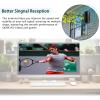 Omni Outdoor 4G/ 5G/ LTE WiFi Cellular Antenna, Low Profile 2x2 MIMO Antenna, Compatible with Router Gateway Modem Cellular Trail Camera, with 10 ft Cable SMA Male/Wall Mount Bracket view 4