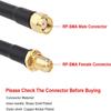 XRDS - RF RP-SMA Male to RP-SMA Female Coax Cable 200FT, RG58 WiFi Antenna Extension Coax Cable for WiFi LAN Router Wireless Network Card Adapter view 2