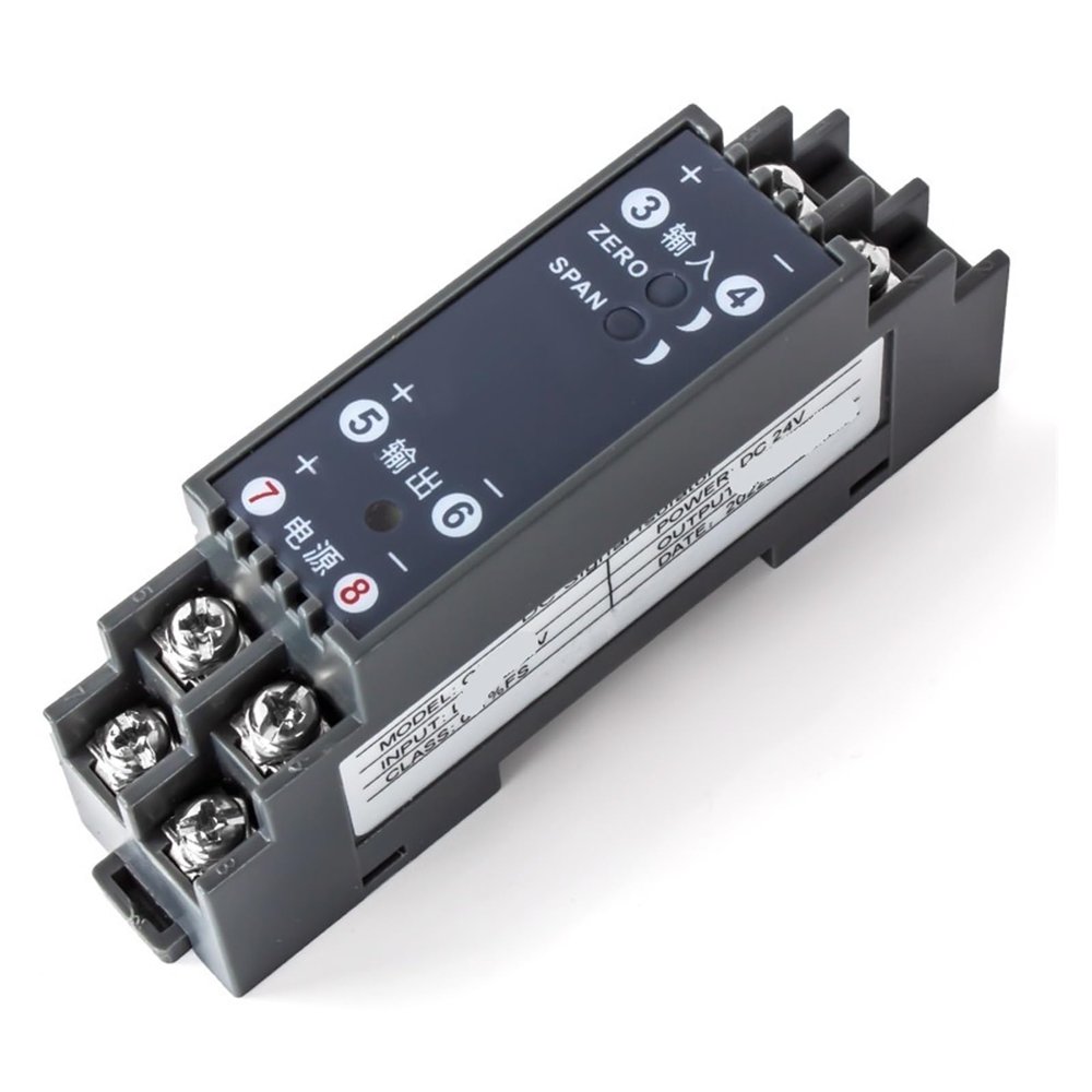 ONTYLTFP DC24V Analog Signal Converter 4-20mA to 4-20mA 0-10V 1-5V 1 in 1 Out(0-5v Output)