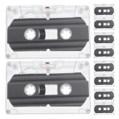 DIYEAH 10pcs DIY Audio Cassette Tape: 30 Minutes Blank Interview Recorders Audio Tapes for DIY Projects Greetings Creative Messages Music Cassette