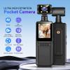 DOITOOL Body Clip Camera: Wearable Compact Camera - Mini Body Cam - Night Vision 4K Video Recorder for Meetings Conference Work Travel view 3