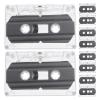 NUOBESTY 10pcs Blank Cassette Tapes: Audio Tape Recording Player 30 Minute Empty Audio Cassettes for Music Speech & DIY Recording Message view 1