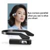 ASHATA Head Mounted FPV Video Camera, 2.7K HD 0.96in Screen Wearable Vlog Cam 110 Degree Wide Angle WiFi APP Control, for Walking Travel Cycling (with 128G Memory Card) view 4