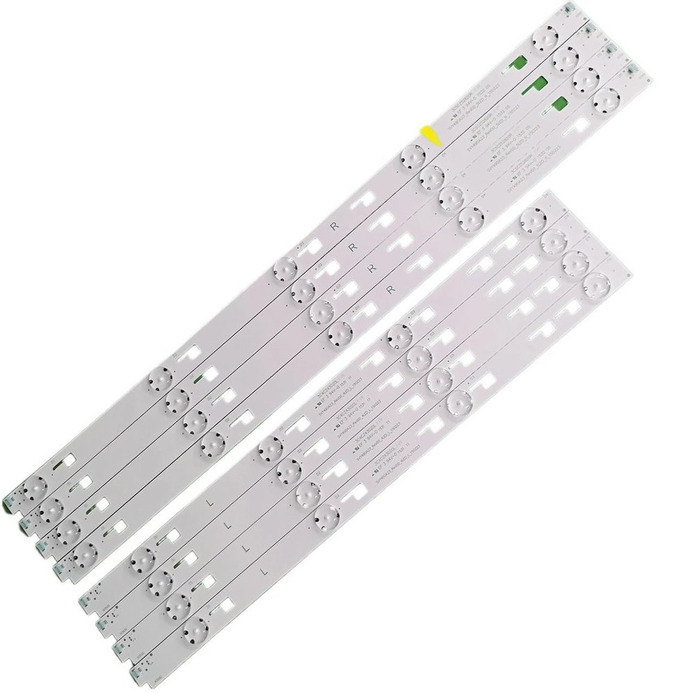 SONGYAWEIM 8pcs LED KD-49XD7005 KD-49XD7066 XBR-49X700D KD-49X8005C LC490EQY-SJA3 JDE 49" CSP DRT Left v02 Right SVY490A23_Rev00_5LED_L R