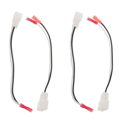 Alipis 4pcs Car Stereo Wire Harness Adapter - Speaker Connector Harnesses Audio Wire Plug Connector Front Speaker Harness for Car SUVs and Truck