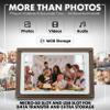 Minolta MNDPF101CLR 10.1in Smart Photo Frame, IPS Touch Display w/Frameo view 4