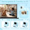 HEYAXA Kids Instant Print Camera - 1080P Video Digital Camera, Portable Toddler Travel Print Toy, Christmas Birthday Gifts for Girls Boys Age 3-12, Blue view 3