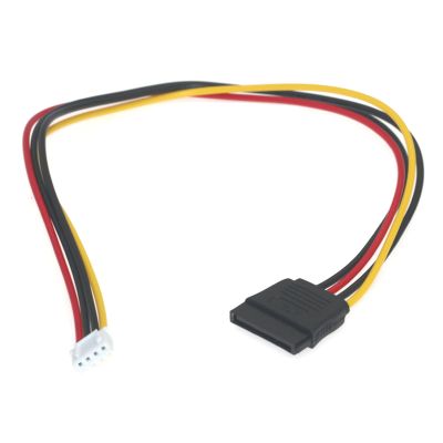 LOXGO 15P Female to 4P Female ITX Power Cord Wire Converter Cable for Hard Drive Red Wire for 5v Supply ConverterS Power Cable Cord