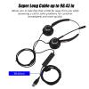 GOTOTOP Call Center Headphones USB Headset with Microphone Noise Cancelling Comfortable Wearing 180 Earmuff Mute Function Adjustable Volume view 2