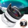 7.5mm F2.8 Ultra Wide Angle Fisheye Lens, FX Mount, Silver - 180 View, MC Coating, Lightweight for XT3 X - S10 (Silver) view 2