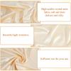 WEBEEDY Satin Photography Background Silk 4.9x3.3 ft Double Side Beige Satin Fabric Photo Backdrop Glossy Silk Cloth for Photoshoot Studio Crafts Jewelry Photography Christmas New Year Decoration view 3