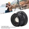 35mm F1.4 Full Frame Manual Focus Lens, 7 Layer Optical Coating, White - Large Aperture for Stunning Bokeh, Precise Aberration Correction, Ideal for Portraits and Landscapes (Black) view 4
