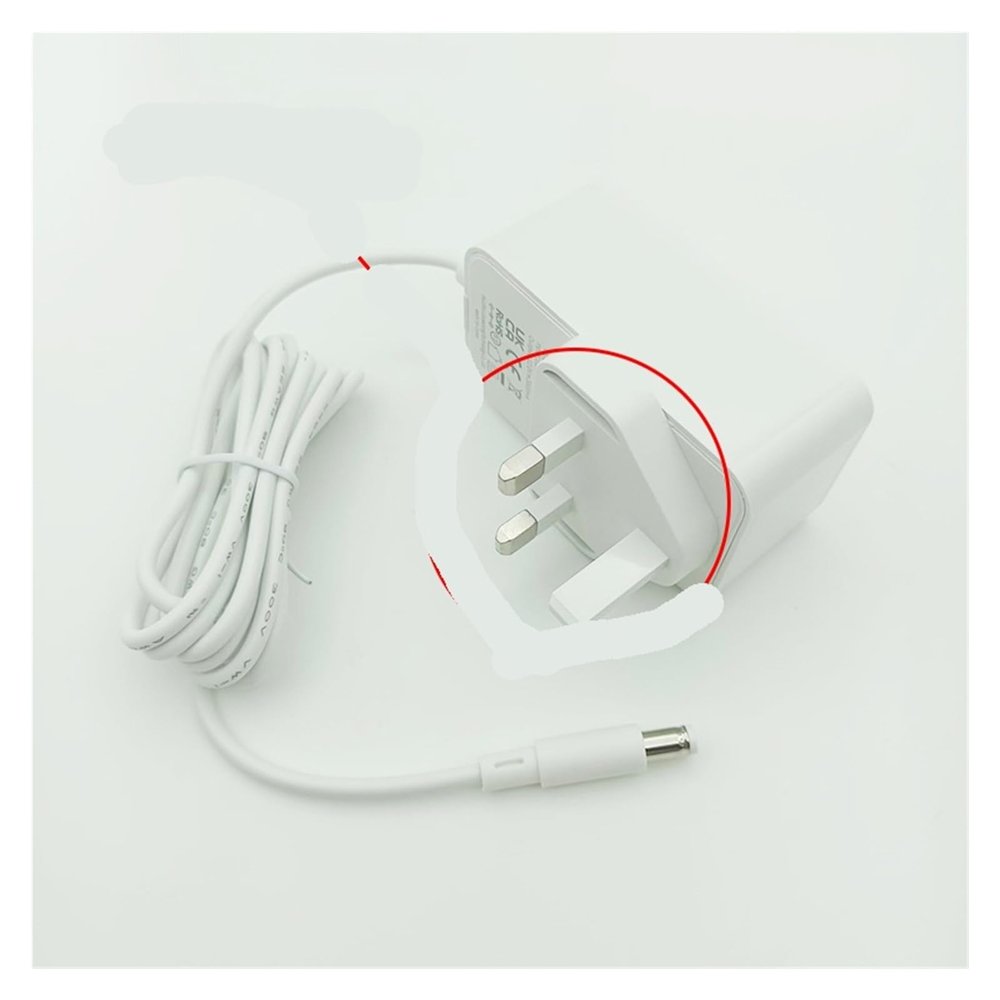 1A 24V White 2 5.5x2.5mm Power Adapter(UK)