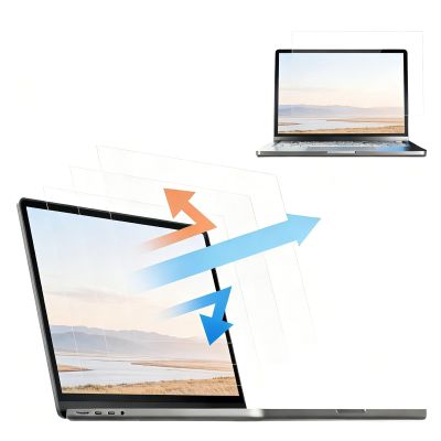 2 Pack 16:9 14 Inch Laptop Screen Protector Anti Glare Blue Light Blocking Laptop Touchscreen,Compatible with Chromebook Lenovo Slim Yoga Thinkpad Dell latitude ASUS Acer Samsung HP x360 Pavilion 14a Screen Protector Blue Light for Eyes Protection