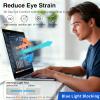 2 Pack 16:9 14 Inch Laptop Screen Protector Anti Glare Blue Light Blocking Laptop Touchscreen,Compatible with Chromebook Lenovo Slim Yoga Thinkpad Dell latitude ASUS Acer Samsung HP x360 Pavilion 14a Screen Protector Blue Light for Eyes Protection view 2