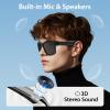 AIRMARS Bluetooth Glasses for Men and Women, Polarized Smart Glasses with Speakers,Smart Wireless Headphone Glasses for Athletic/Outdoor UV Protection/Voice Assistant view 3