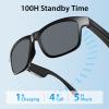AIRMARS Bluetooth Glasses for Men and Women, Polarized Smart Glasses with Speakers,Smart Wireless Headphone Glasses for Athletic/Outdoor UV Protection/Voice Assistant view 4